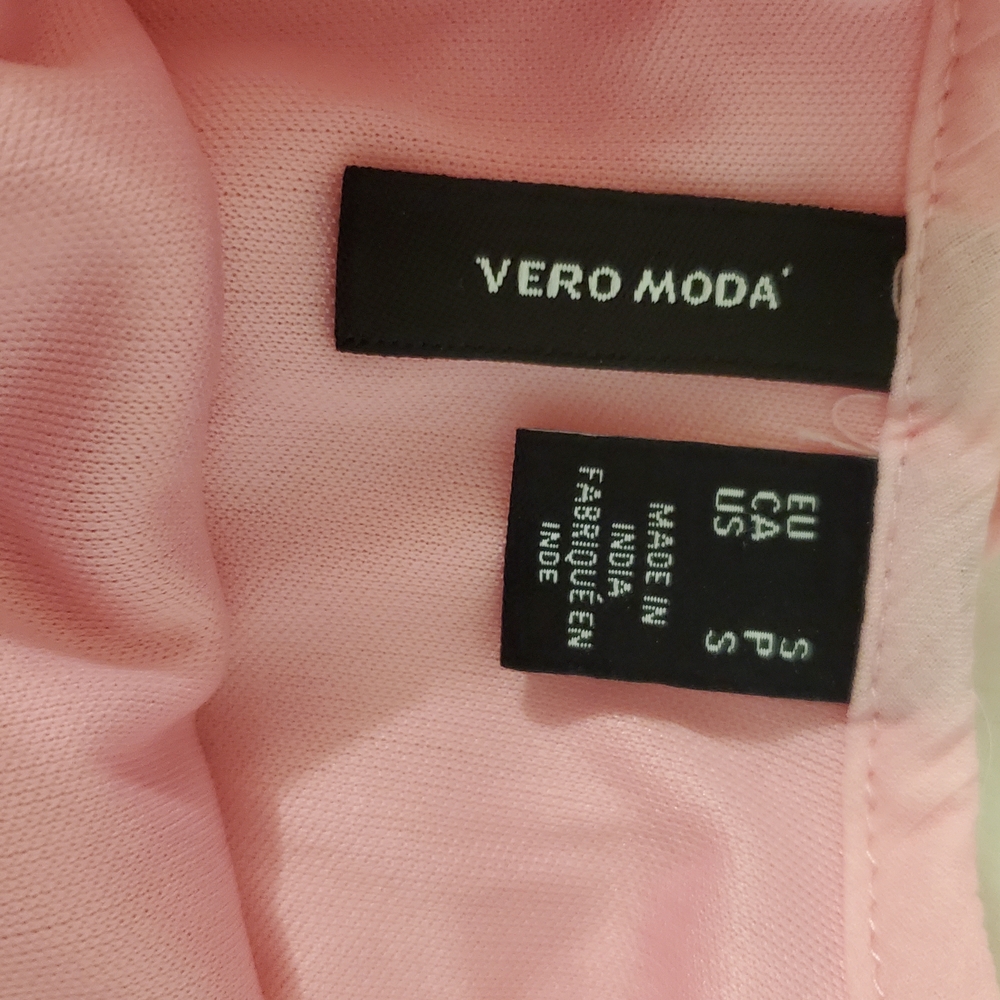 Vero Moda Pink Ruffled Chemise - Picture 3 of 4